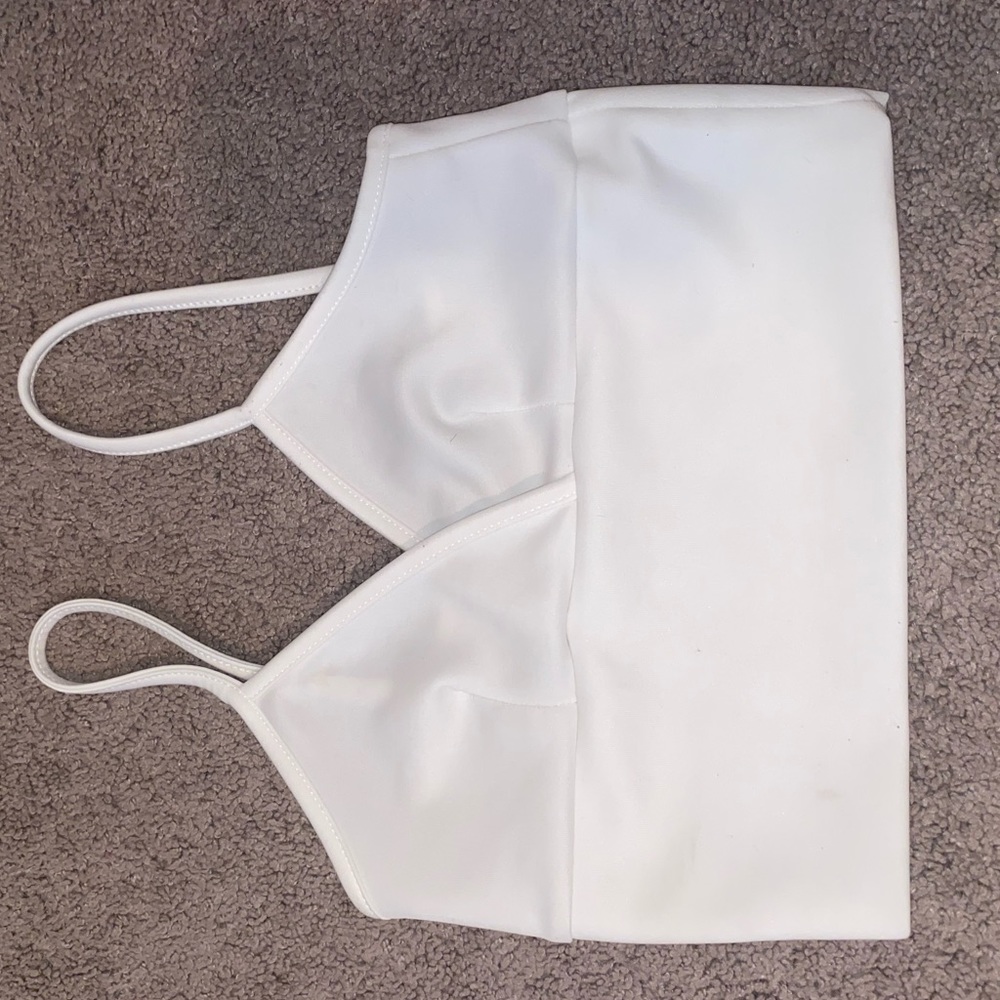 White Cami Crop Top